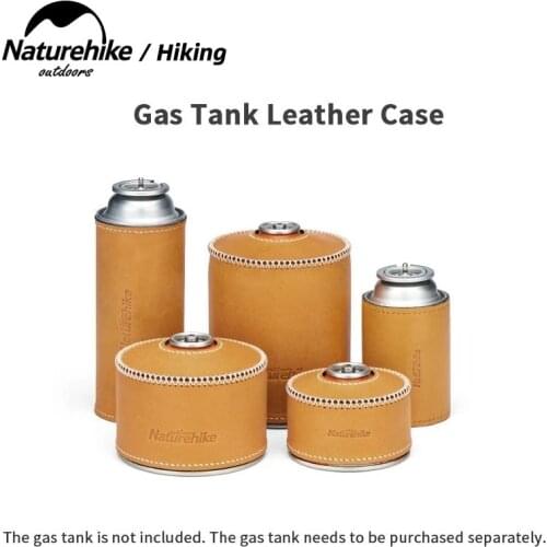 Naturehike Camping Gas Tank Leather Case Gas Tank Outdoor Camping Tools Camping Flat Gas Tank Long Gas Tank Leather Cover
