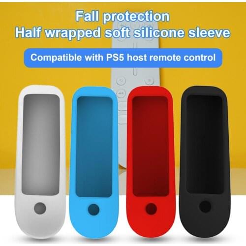 Lightweight Durable Media Remote Control Protective Cover Sleeve Bright Color Protective Cover Comfortable