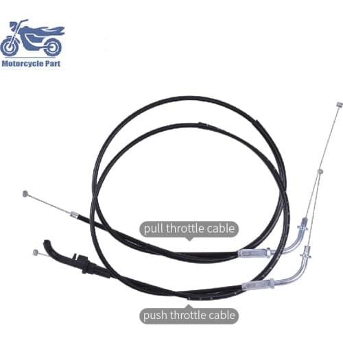 Motorcycle Adjustable Clutch Control Cable and Throttle Oil Cable Line Wires For Kawasaki ZZR400 ZZR 400