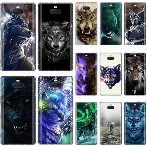 Fierce Snow Wolf For Sony Xperia X XA XA1 XA2 XA3 XZ XZ1 XZ2 XZ3 XZ4 L1 L2 L3 Plus Compeact Soft TPU Case