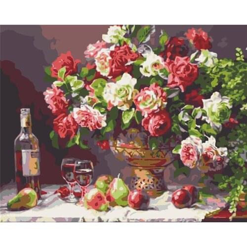 Gestalt Love 40x50cm Oil Painting By Numbers Diy Paint By Numbers On Canvas Home Decor Frameless Digital Painting