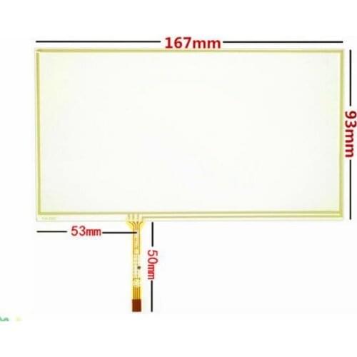 New 6.9" 6.95" 167*93mm Touch Screen Panels for 167mm*93mm GPS Touch screen digitizer panel replacement