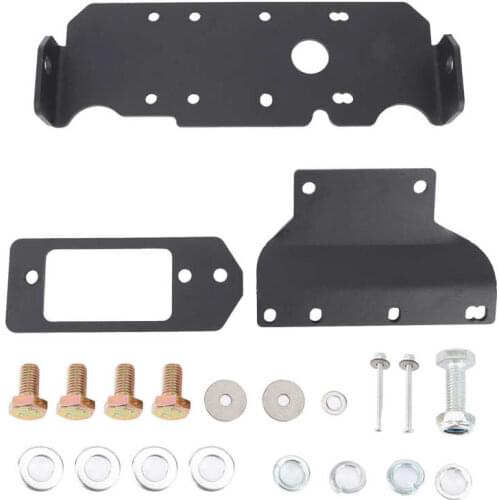 Shaft Rack Power Steering Gear UTV Winch Mount Kit 101285 Mounting Plate Fit for Honda Pioneer 1000/1000 EPS/1000‑5 atv