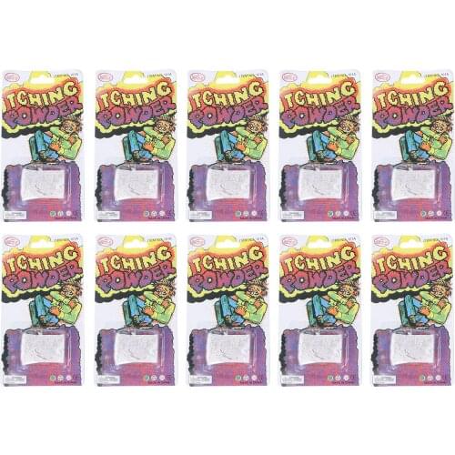 10pcs Halloween Trick Prop Itching Powder Prank Party Supplies Perfect For Joke Surprise April Fools' Day Tickle Powder
