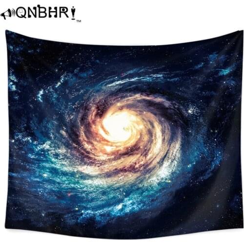 QNBHR Galaxy Hanging Wall Tapestry 100%Polyester Multi-functional tapestry blankets wall-mounted 150X100 150X130 200X150
