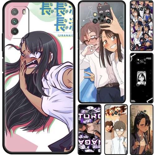 Nagatoro Anime Silicone Phone Case For Xiaomi Poco X3 NFC M3 Pro 5G Pocophone F1 F3 GT For Redmi Note 9S Cover Capas