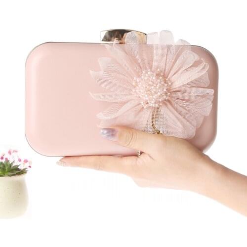 Wedding Flower Bag Dinner Bag Clutch Evening Wedding Clutch Bags ROM80299