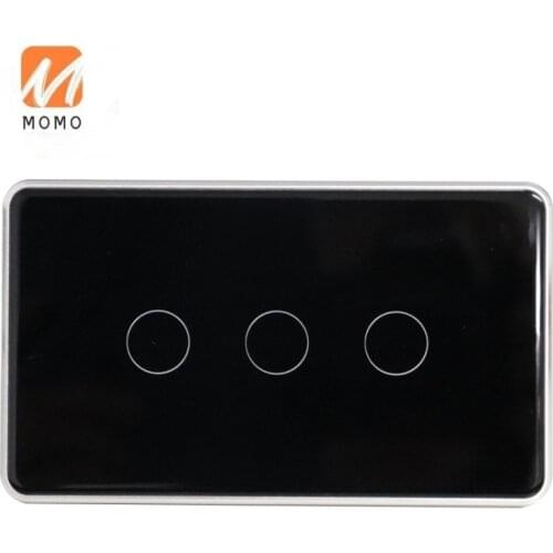 Black Glass Panel Smart Touch Smart Switch