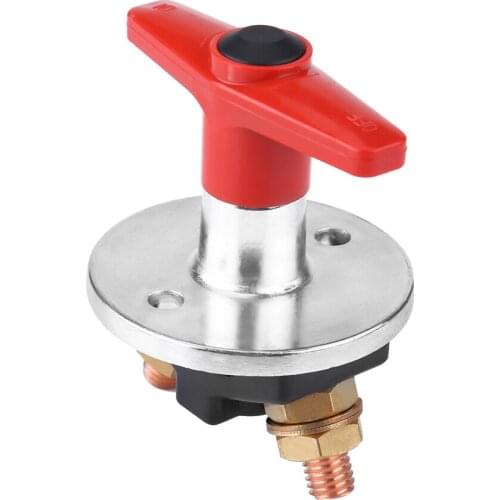 12V-60V Battery Cut Off Switch Car Fixed Key Battery Cut Off Switch Disconnect Power Isolator Battery Cut Off Switches Universal