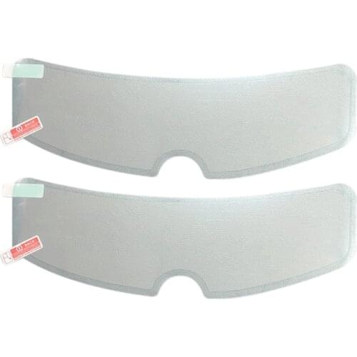 1 Set Universal Motorcycle Helmet Anti-Rain Anti-Fog Film Electric Car Half-Helmet Anti-Fog Lens Patch Accessories