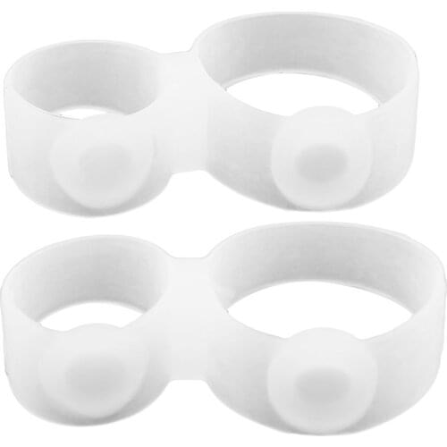 1 Pair Magnetic Silicon Diet Slimming Foot Double Toe Ring Weight Loss Diet Massage Fitness Slimming 2017 Best selling