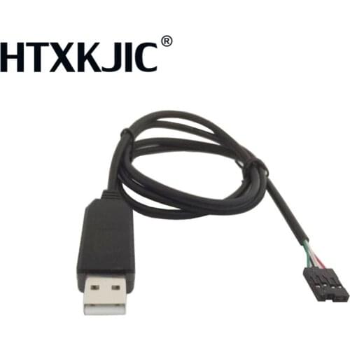 1PCS PL2303 PL2303HX USB to UART TTL Cable Module 4p 4 pin RS232 Converter 100pcs/lot