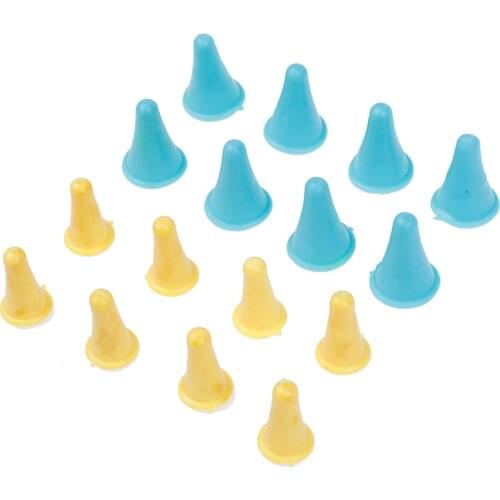 16Pcs/set New Rubber Cone Shape Knit Knitting Needles Cap Tips Point Protectors For Knitting Craft Sewing Accessories