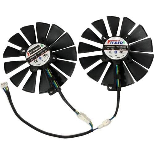 95MM(100MM) 4Pin FDC10M12S9-C Cooler Fan For ASUS GPU ROG POSEIDON GTX1080TI STRIX RX 570 470 580 GTX 1050Ti Video Card Cooling