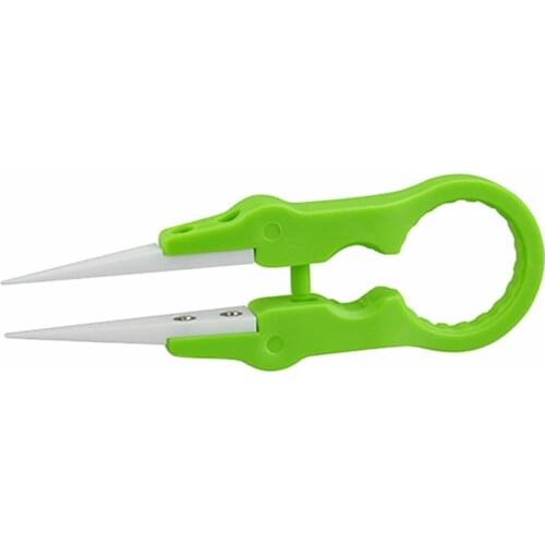 Anti-Static Ceramic Tweezers Forceps Insulation Multifunctional High-Temperature-Resistance Straight Tip Industrial-Precision