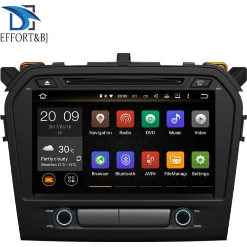 9 Inch Android 9.0 Octa Core 4GB RAM Car Radio Stereo with Multimedia Player For Suzuki Grand Vitara 2015-2019Car GPS Navigation