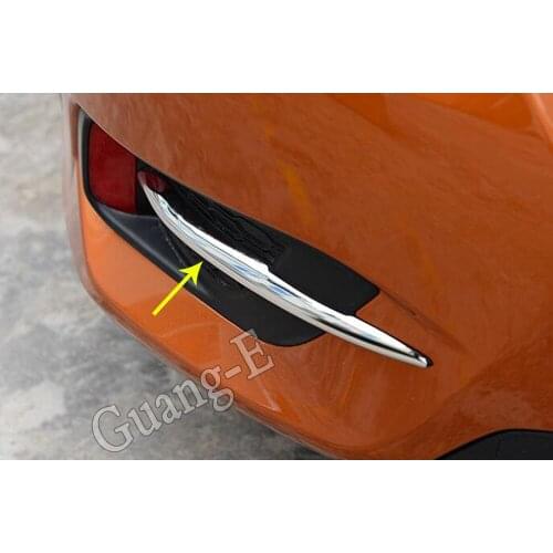 Car Cover Lamp Frame Stick Part Detector Styling Trim Back Tail Rear Fog Light 2pcs For Honda Civic 10th Sedan 2019 2020 2021
