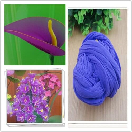 Free shipping 47 colors mix shipping or only one color ship mesh flowers,nylon stocking material/ronde flower for DIY flower