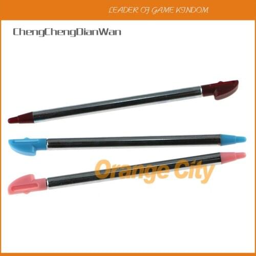 ChengChengDianWan 5pcs/lot Hot Sale Newest Universal Metal Retractable Stylus Touch Screen Pen For 3DS For 3DSXL/LL