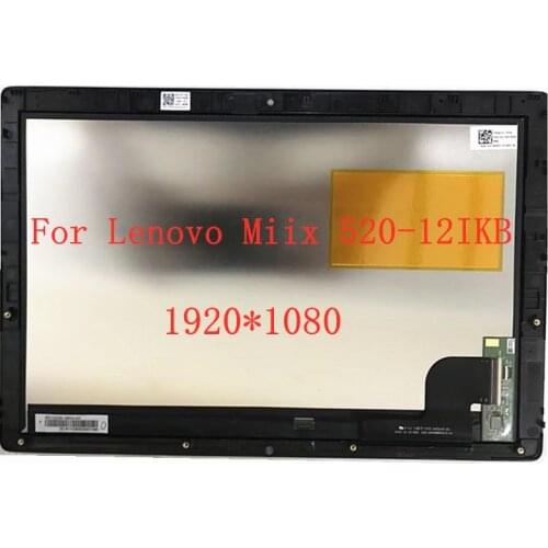 For Lenovo Miix Miix 520 12 Miix 520-12Ikb miix520-12 IPS LCD TOUCH Screen with frame digitizer assembly 1920*1080