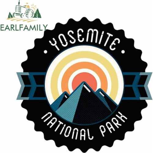 EARLFAMILY 13cm x 12.7cm Decal For Yosemite National Park Creative Car Body Funny Car Stickers JDM Occlusion Scratch Decoration