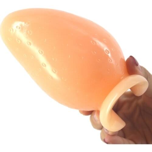FAAK 12.5*7.5cm Anal Plug For Woman Prostata Massage Dildo Anal Beads Butt Plug For Gay Sex Toys