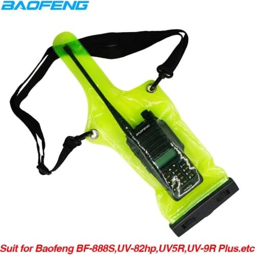 IP67 Waterproof Bag Case Pouch for Motorola Kenwood Baofeng UV-5R UV-82 UV82 UV-9R Plus BF-888S Walkie Talkie Rainproof Bag
