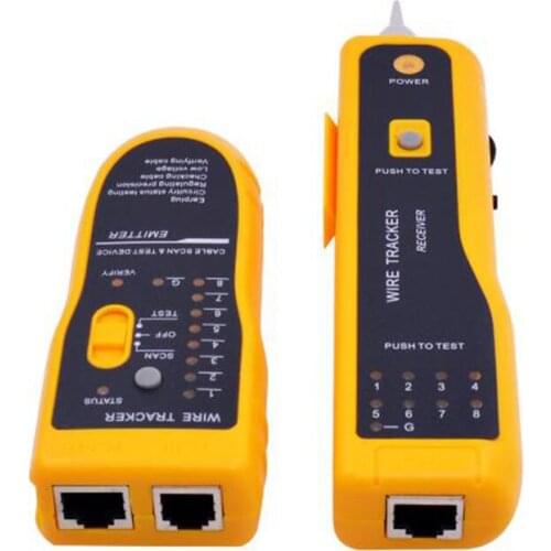 JW-360 Network Cable Tester RJ11 RJ45 UTP STP Line Finder Wire Circuit Breaker Finders