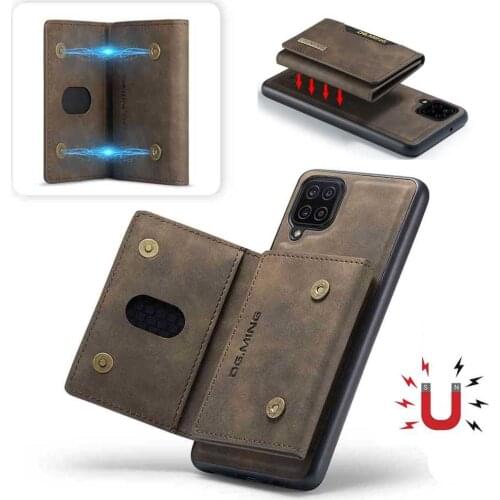 Magnetic Case For Samsung Galaxy A02S A03S A12 A42 A52 A72 Case A21S A22 A32 A51 A71 (4G) Cover Phone Housing Wallet Bag (M2)