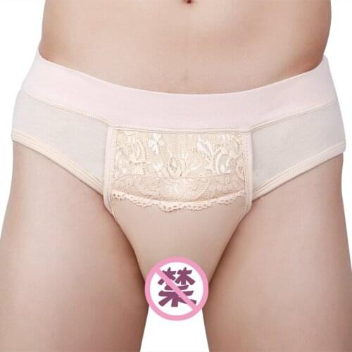 Men Hiding Gaff Panties Crossdresser Transgender Shaping Fake Vagina Camel Toe Briefs