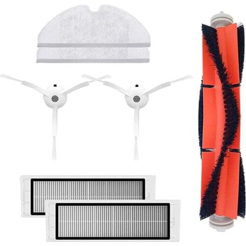 7 Pieces Robotic Vacuum Cleaner Accessories Kit, Easy to Clean the Dust Box Durable in Use