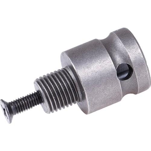 New 1/2'' Drill Chuck Adaptor For Impact Wrench Conversion 1/2-20UNF With Screw M03 1pc