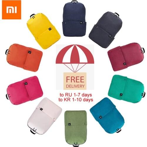 Original Xiaomi Backpack Mi Colorful Small Backpack Thin men women Simple Student Bag 10L Capacity Daily Casual Sports Bag