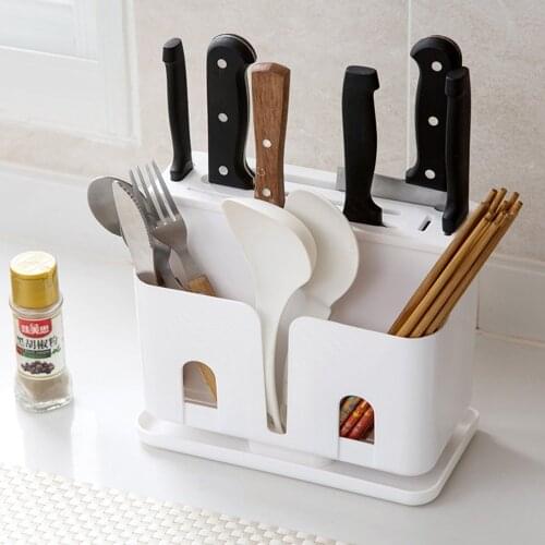 Chopsticks storage box kitchen knife holder cage knife and fork chopsticks box household plastic chopsticks tube