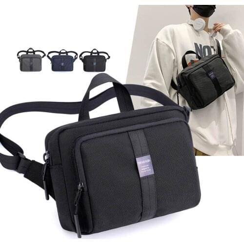 Casual Unisex Chest Bags 2021 New Men Crossbody Bag Nylon Cigarette Phone Pouch Fashion Messenger Bag Boy Trend Waist Pack