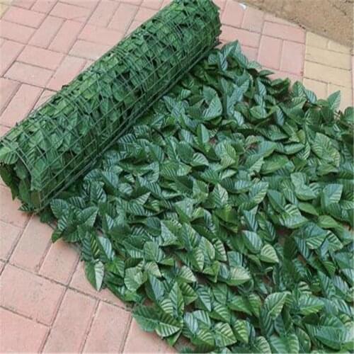 Garden Decor Fence Flower Wall Plant Artificial Lawn Hedge Backyard Home Grass
