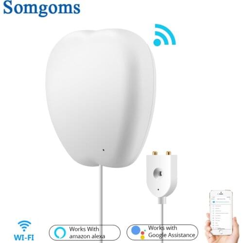 Tuya Home Alarm Water Leakage Alarm Independent WIFI Water Leak Sensor Detector Flood Alert Overflow Security Alarm System