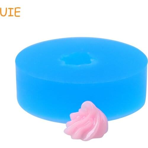 XYL230U 9.3mm Mini Whipped Cream Silicone Mold - Miniature Sweets, Fondant, Candy, Gum Paste, Resin, Wax, Icing, Chocolate Mould