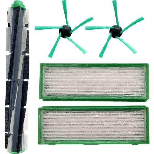 Replacement Kit For Vorwerk VR200 VR300 Vacuum Cleaner Spare Parts Main Roller Brush Spin Brush Hepa Filter