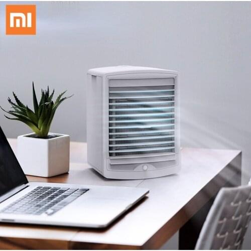 Xiaomi Smart Air Cooler Fan Air Conditioner Human Body Sensor Desktop Air Cooling Fan Humidifier Purifier For Office Bedroom