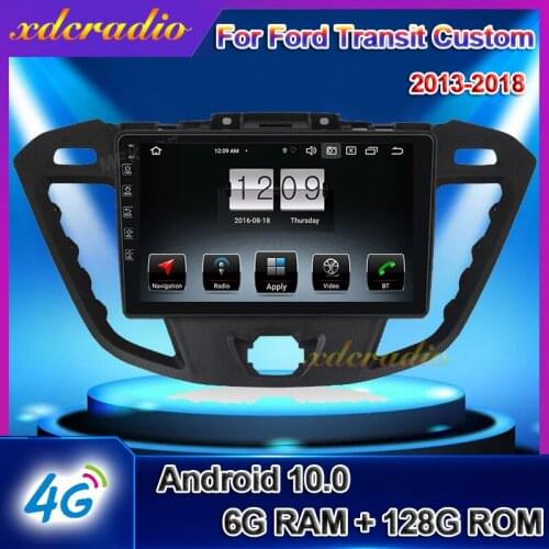 Xdcradio 9" Android 10.0 For Ford Transit Custom Car Radio Automotivo Car DVD Multimedia Player Auto GPS Navigation 4G 2013-2018