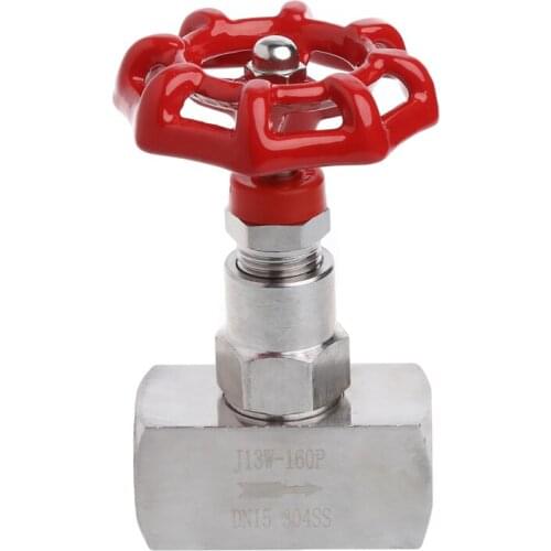 1/2" DN15 Stainless Steel 304 High Pressure Needle Valve Female Thread J13W 160P