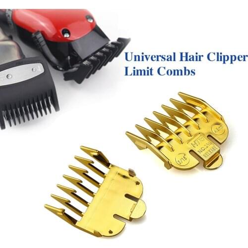 2 Pcs Professional Electric Clipper Limit Comb Hairdressing Cutting Guide Combs Replaceable Universal Hair Clipper Limit Comb