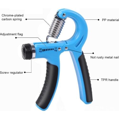 5-60Kg Gym Fitness Adjustable Hand Grip Finger Forearm Strength For Muscle Recovery Hand Gripper Trainer