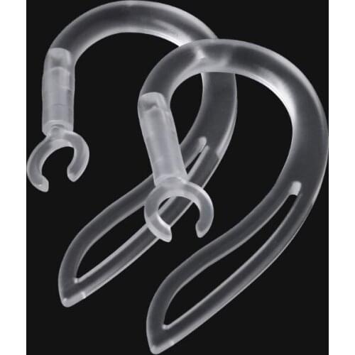 5mm Bluetooth Earphones Transparent Soft Silicone Ear Hook Loop Clip Headset Y3ND
