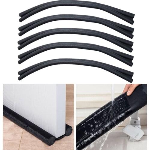 5x Flexible Door Bottom Sealing Strip Guard Wind Sealer Stopper Wind Dust