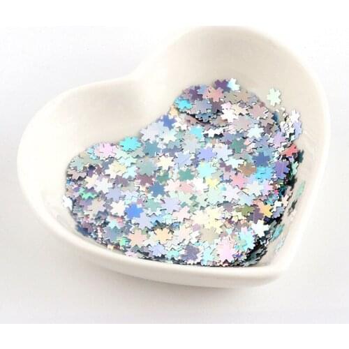 8g Paillettes PET Ultrathin Sequins 5mm Pailette Cherry Blossoms Laser Glitter Sequin Nail Art Body Painting Nail DIY Decoration