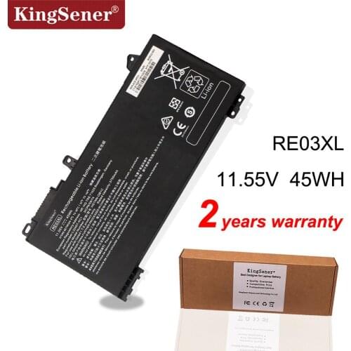 Kingsener RE03XL Battery For HP ProBook 430 440 445 450 455 G6 Series HSTNN-DB9N HSTNN-UB7R L32407-2B1 L32407-2C1 11.55V 45WH