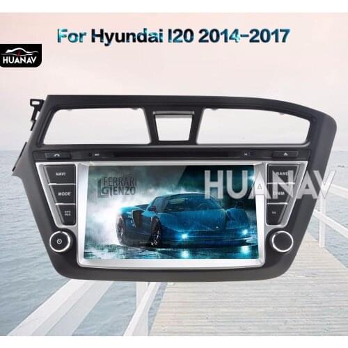 2 din Car Radio Android Car DVD GPS navigation for HYUNDAI I20 2014-2017 Right hand or Left hand Android 8.0/Android 7.1