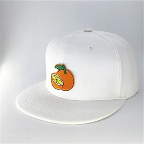 Orange fruit embroidery Baseball Cap hip-hop cap Adjustable Snapback Hats for men and women 321